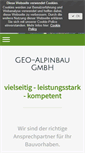 Mobile Screenshot of geo-alpinbau.at